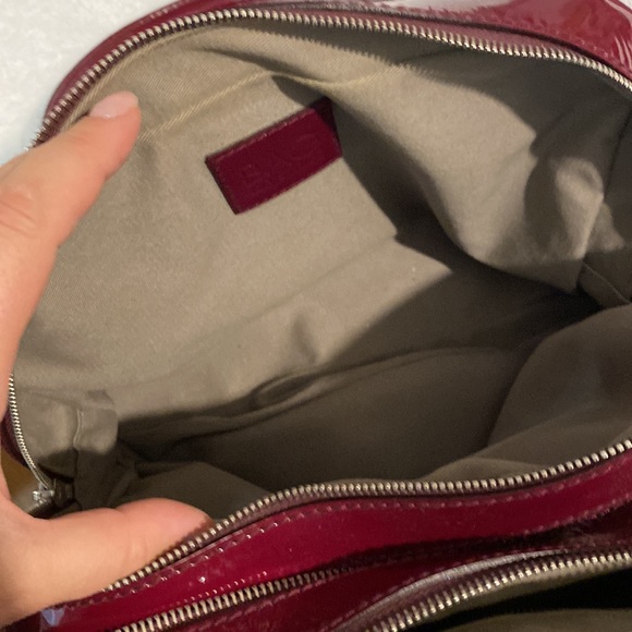 Dolce&gabbana patent leather Lily stripe bag. Cherry color egg yolk stripe. - Picture 12 of 16